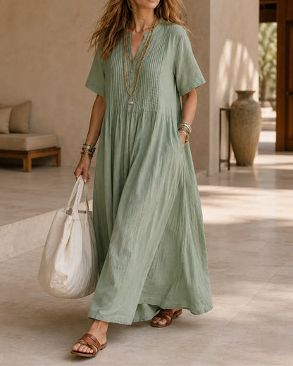 Willow Pintuck Maxi Dress