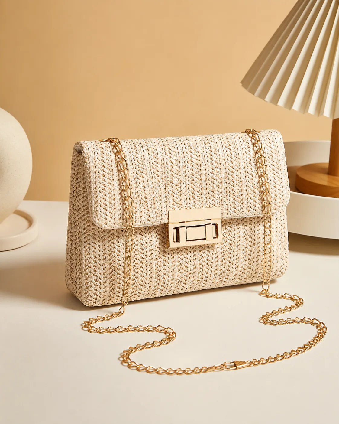 Amara Woven Chain Bag
