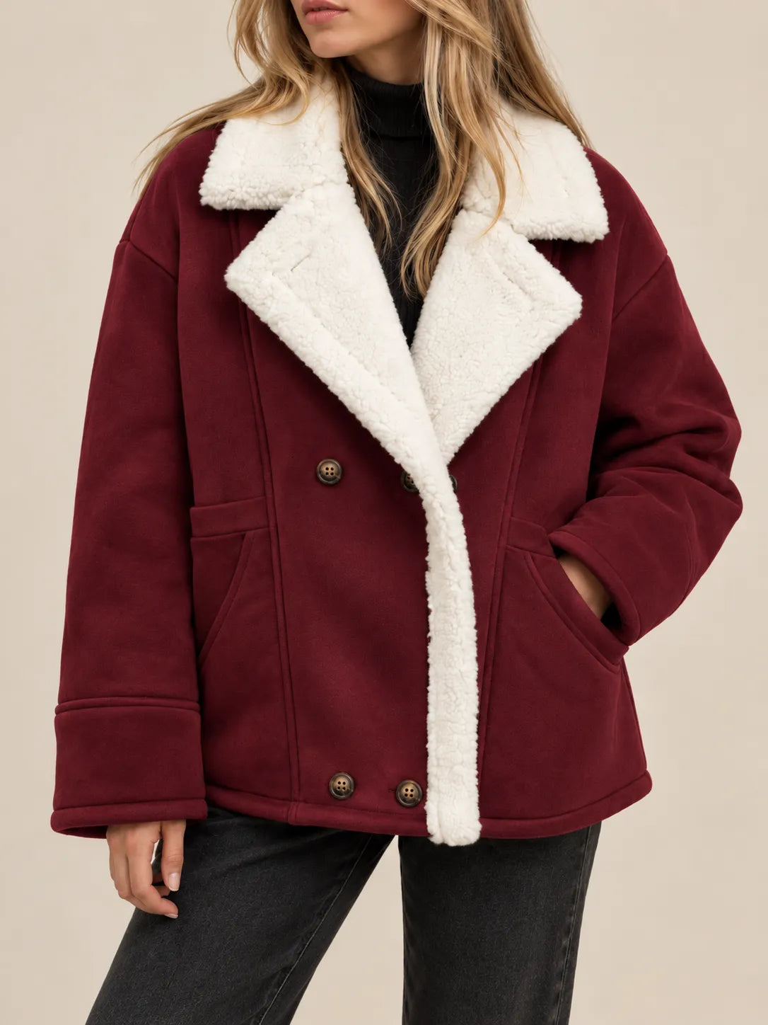 Evelyn Jacket in Burgundy