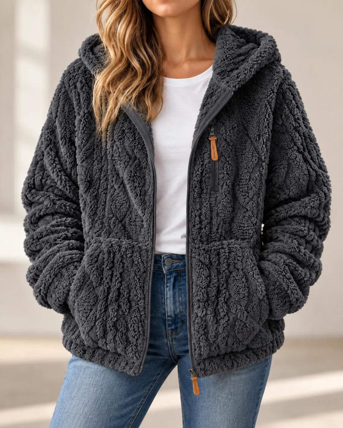 Adeline Jacket in Charcoal Gray