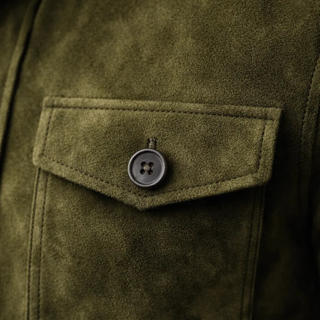 Alan | Classic Pocket Suede Jacket