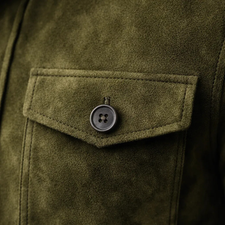 Alan | Classic Pocket Suede Jacket