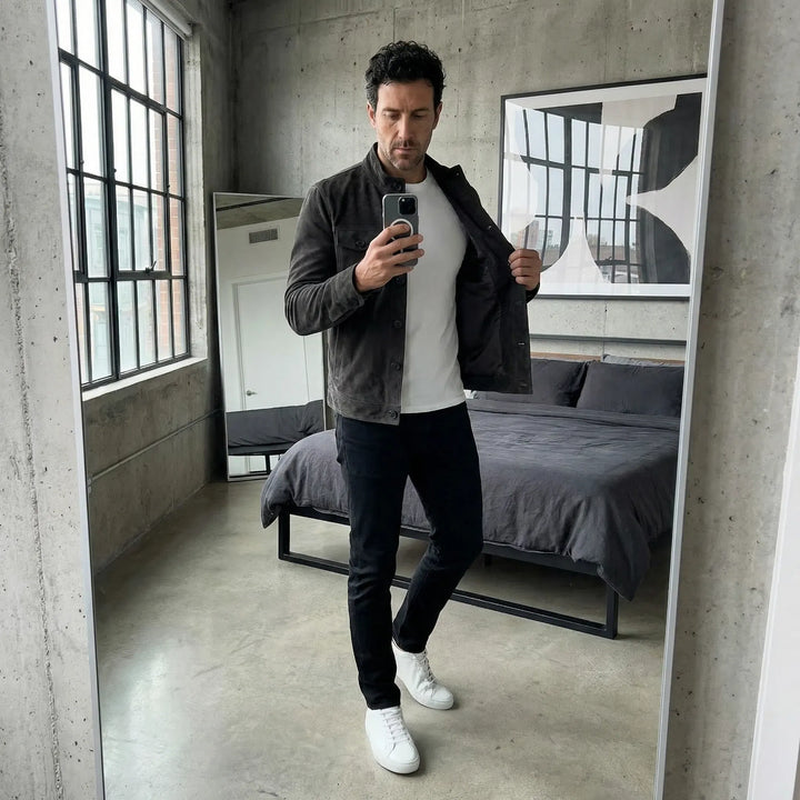 Alan | Classic Pocket Suede Jacket