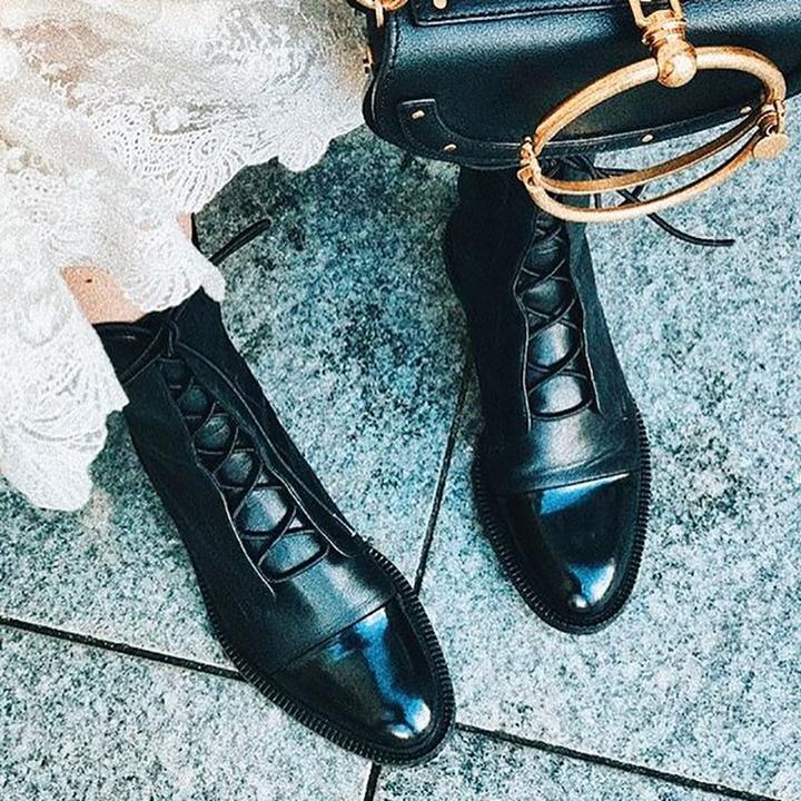 Mireille | Patent Leather Boots