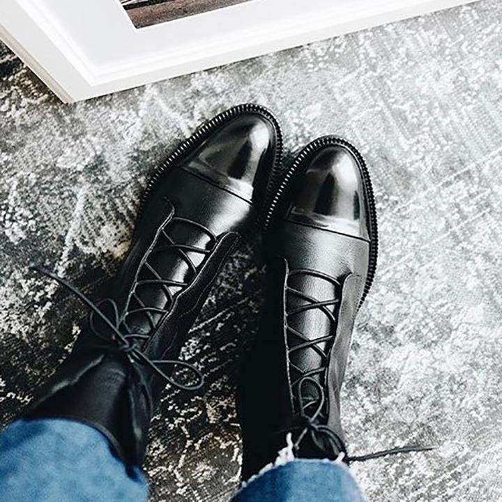 Mireille | Patent Leather Boots