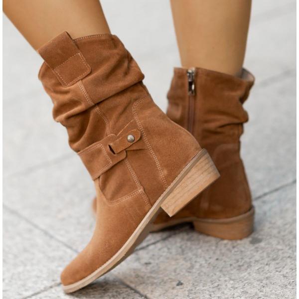 Heidi | Slouchy Mid-Calf Boots