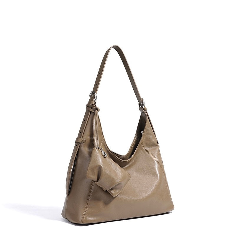 Women's Vertical Hobo Shoulder Bag