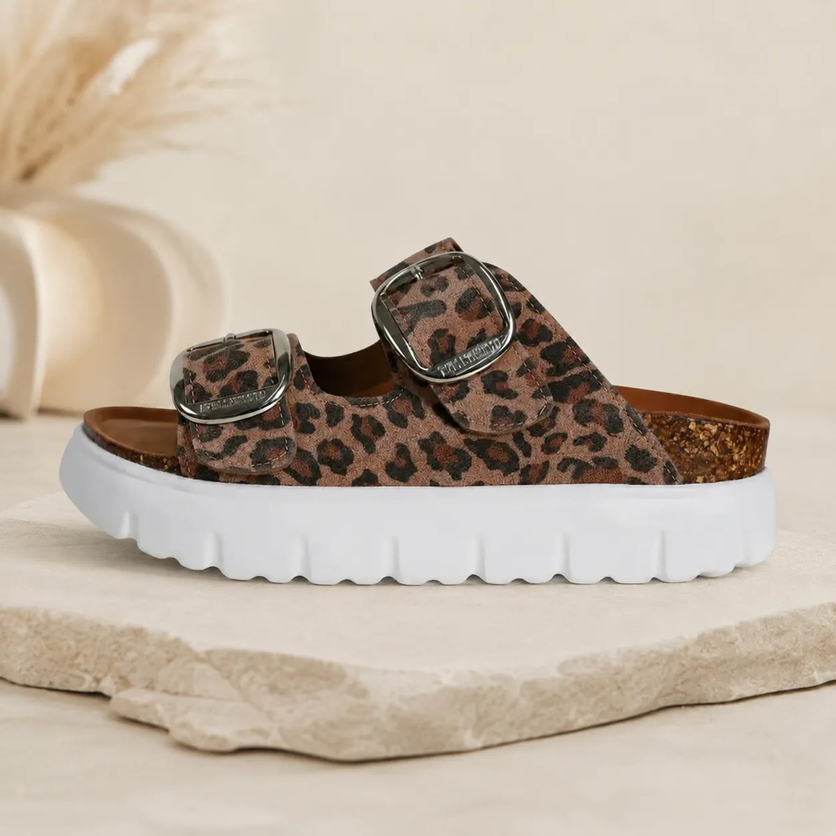 Serena in Leopard Print-Platform