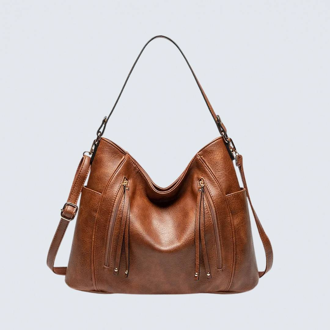 Women's Tassel Zip Shoulder Bag