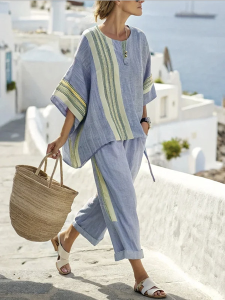 Kassandra | Relaxed Linen Two-Piece Set — Summer Essential