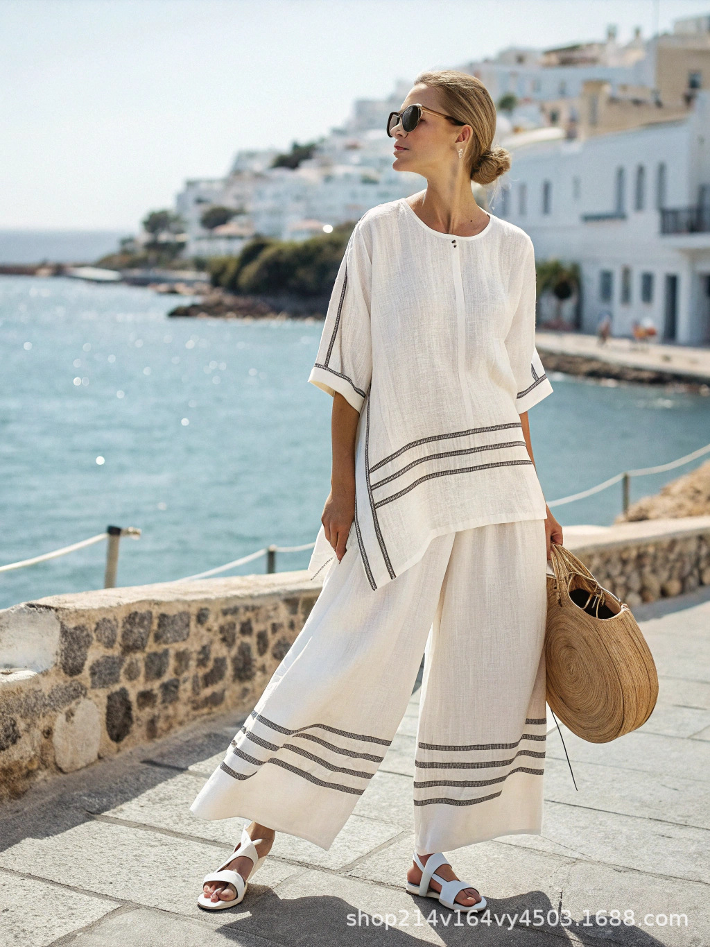 Kassandra | Relaxed Linen Two-Piece Set — Summer Essential