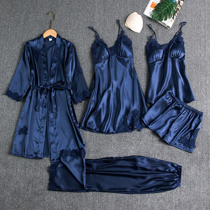Holly | Elegant Lace-Trimmed Pajama Set