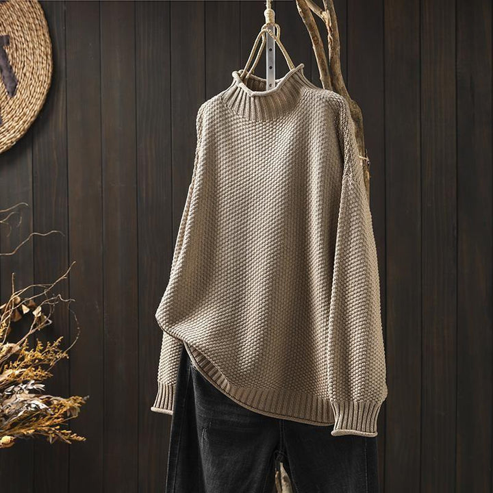 Patricia | Merino Wool Knitted Turtleneck Sweater
