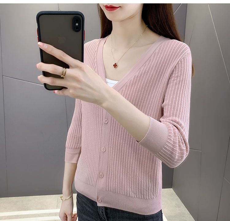 Rosemary | Lightweight Open-Knit Cropped Cardigan