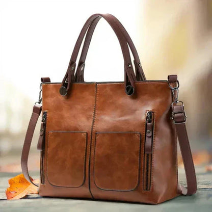 Women's Multi Pocket Zip Handbag