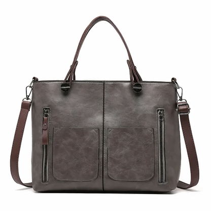 Women's Multi Pocket Zip Handbag