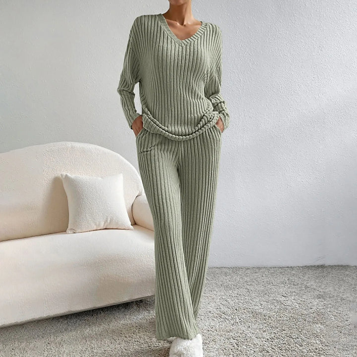 Frances | Merino Wool Knitted 2-piece set
