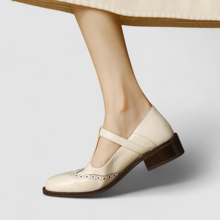 Maureen | Classic T-Bar Mary Jane Flat Shoes
