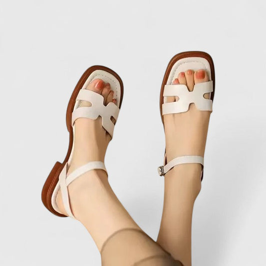 Women's Minimalist Ankle Strap Flat Sandals