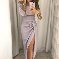 Staci | Shiny Evening Wedding Guest Dress