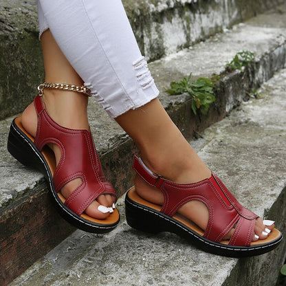 Women's Supportive Cushioned Wedge Heel Sandals