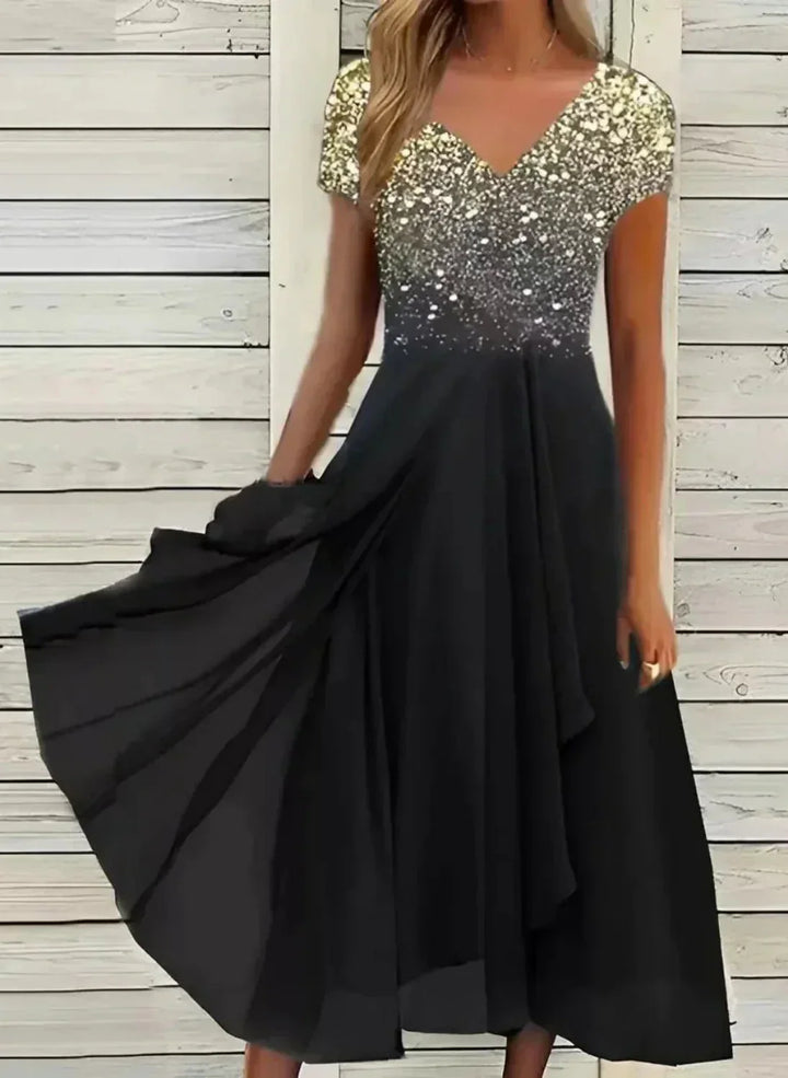 Teri | Floral Wedding Evening Dress