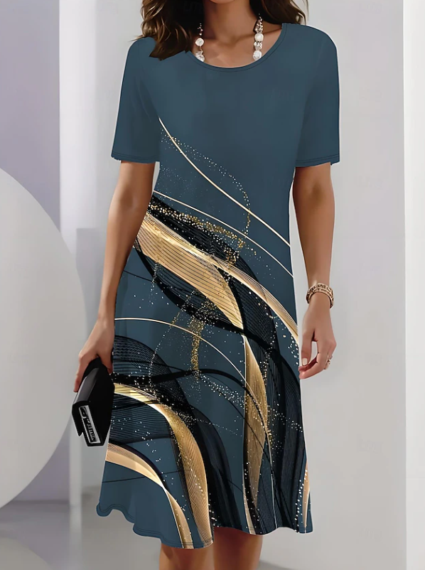 Glenda | Elegant Party Evening Midi Dress
