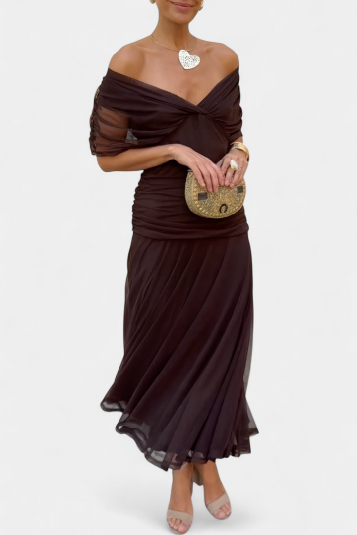 Isabel | Elegant Off-Shoulder Dress