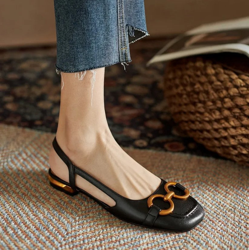 Women's Cushioned Adjustable Buckle Slide Sandals