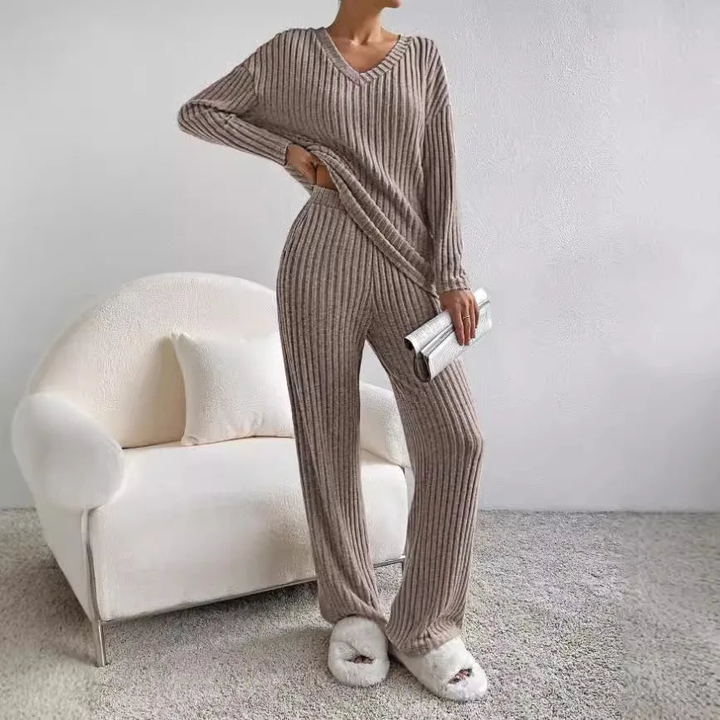 Frances | Merino Wool Knitted 2-piece set