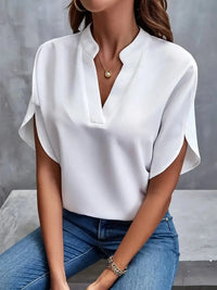 Mindy | Soft Elegant V-Neck Blouse