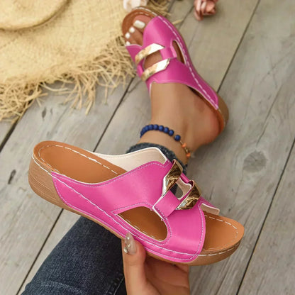 Women's Cushioned Arch Support Wedge Sandals