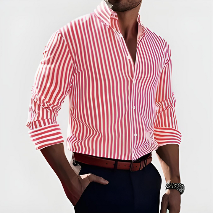 April | Classic Elegant Striped Shirt