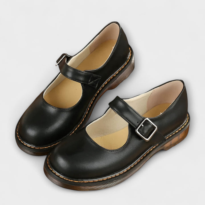Kennedy | Classic Buckle Mary Jane Shoes