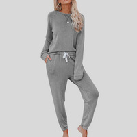 Leanna | Casual Long Sleeve Sweatsuit Set