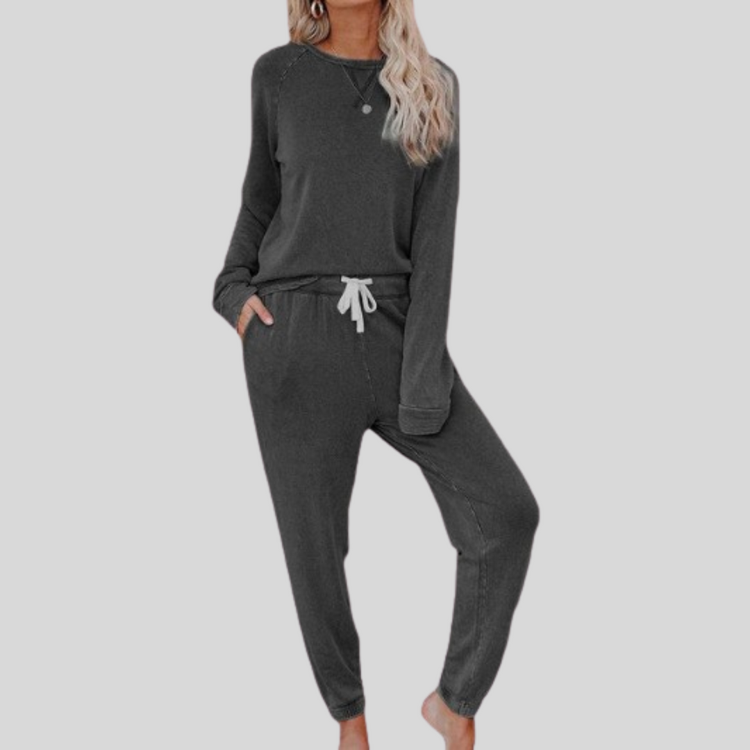 Leanna | Casual Long Sleeve Sweatsuit Set