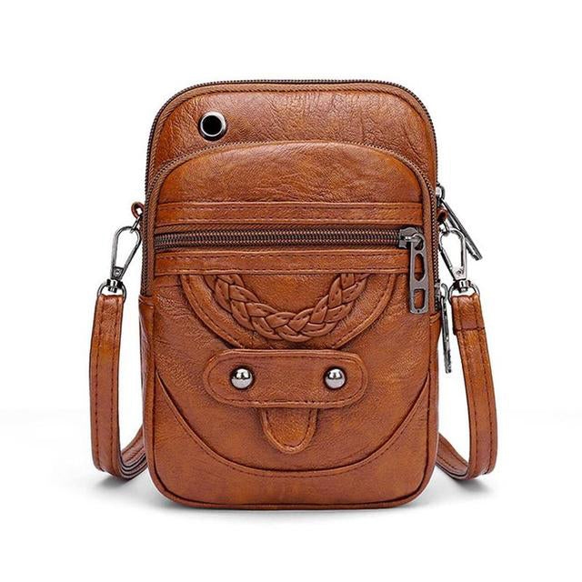 Women's Vintage Embossed Shoulder Bag