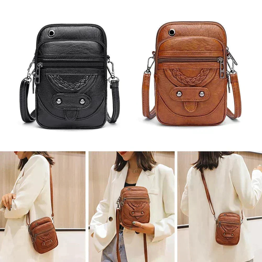 Women's Vintage Embossed Shoulder Bag