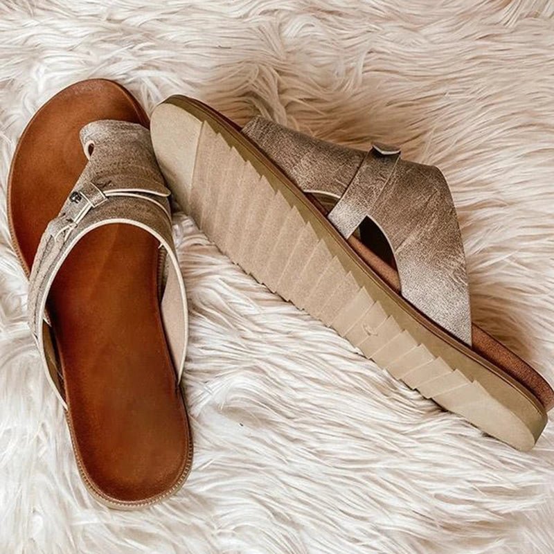 Women's Triple Arch Support Slip On Sandals