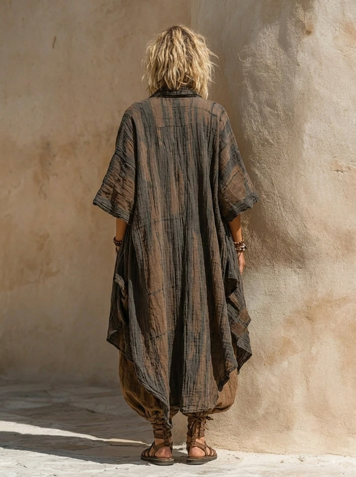 Maritza | Bohemian Art Print Three-Piece Clothing Set