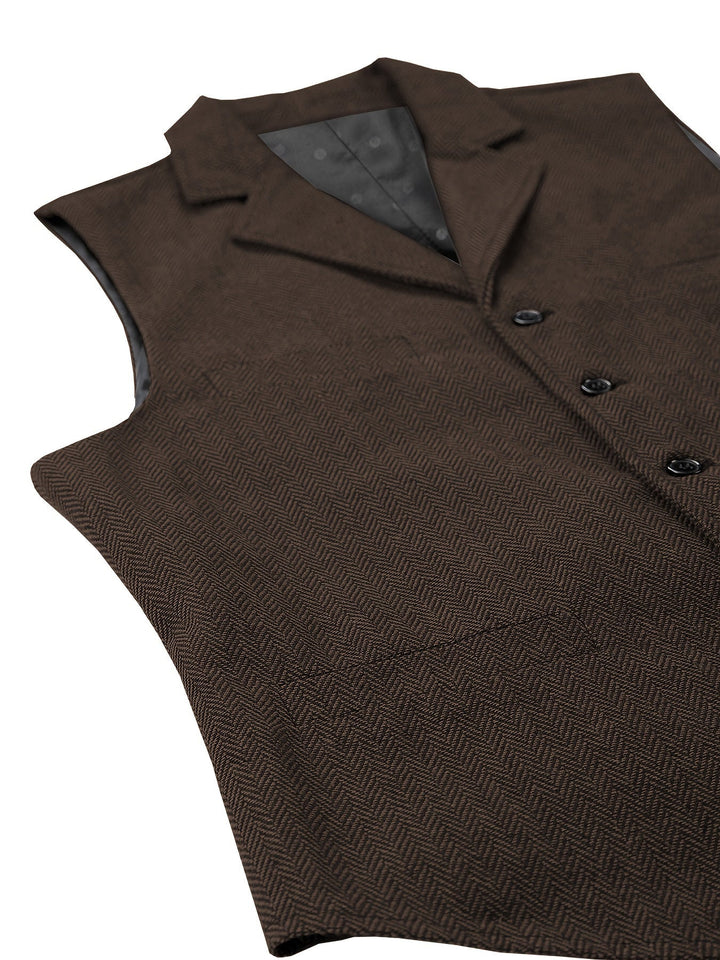 Quentin | Refined Herringbone Waistcoat