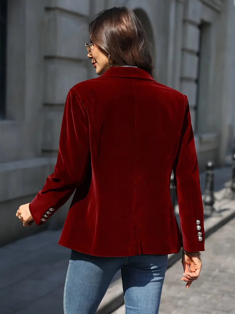 Candy | Elegant Velvet Blazer
