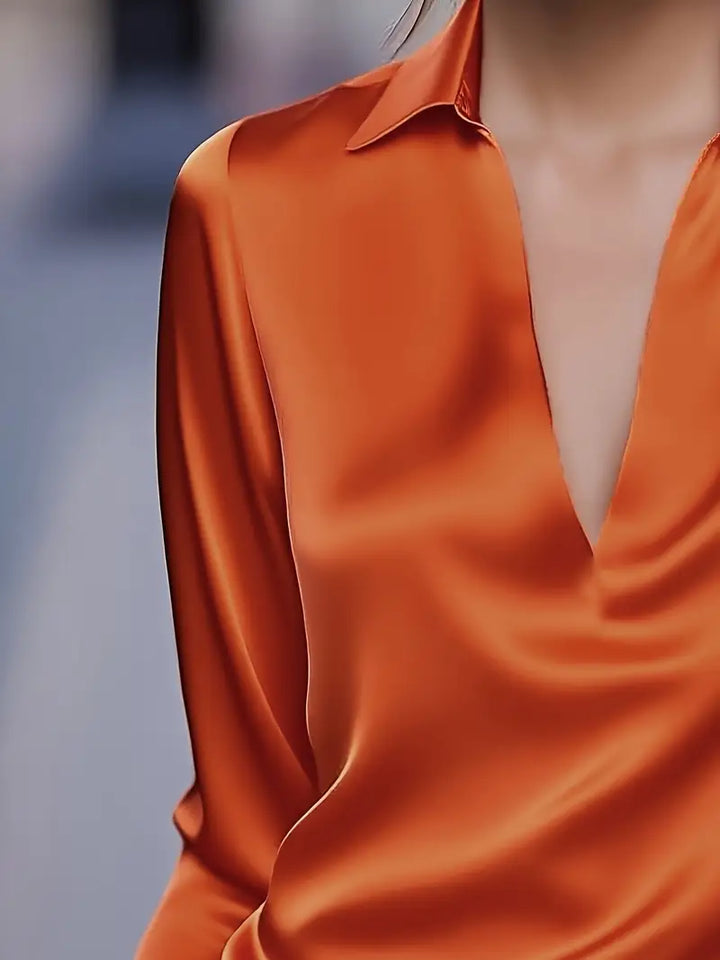 Eva | Premium V-Neck Blouse