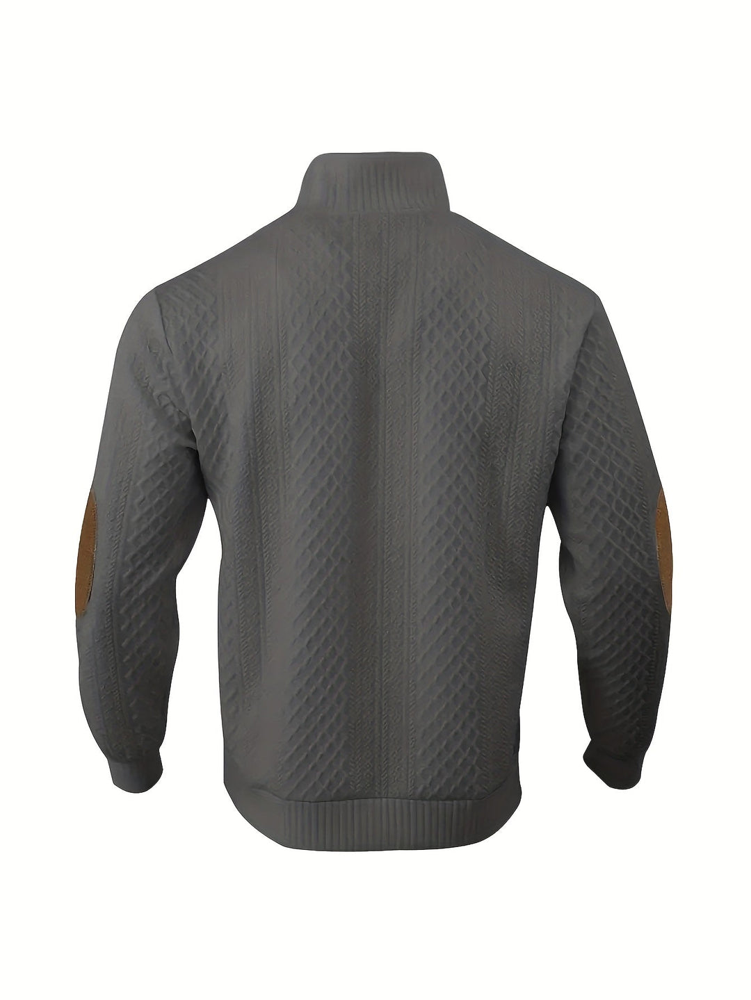 Andrew | Textured Stand-Collar Sweater