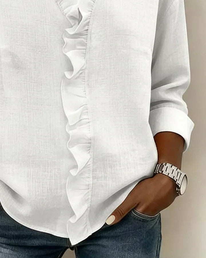 Lynette | Lightweight V-Neck Blouse