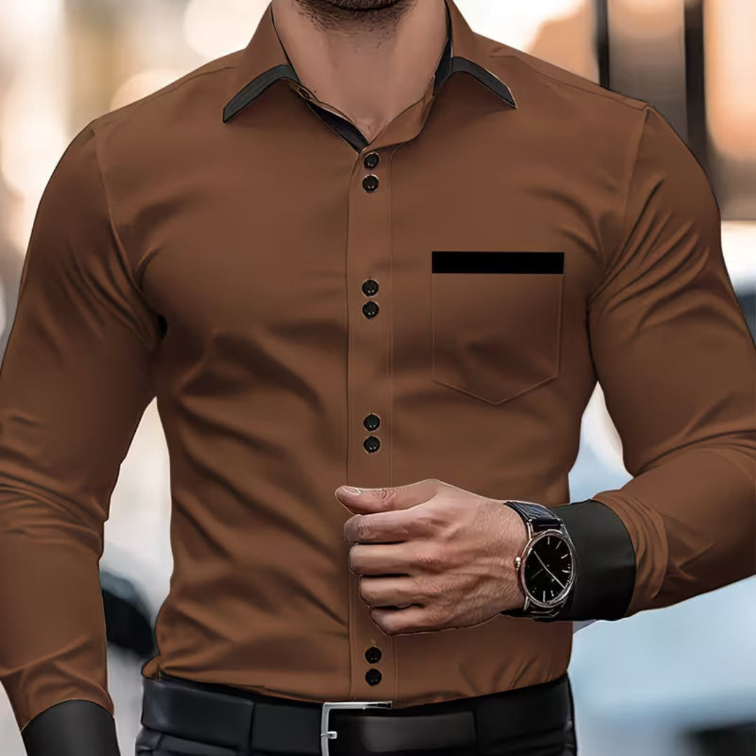 Gene | Classic Button Collared Fit Shirt