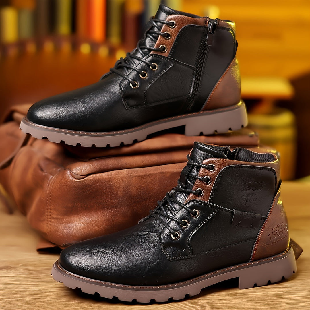 Blake | Rugged Lace-Up Ankle Boots