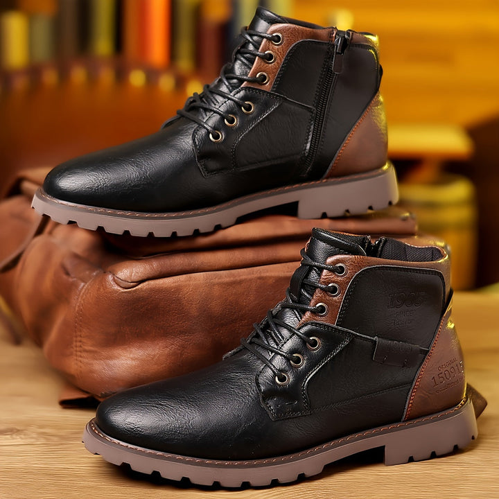 Blake | Rugged Lace-Up Ankle Boots