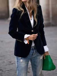 Candy | Elegant Velvet Blazer
