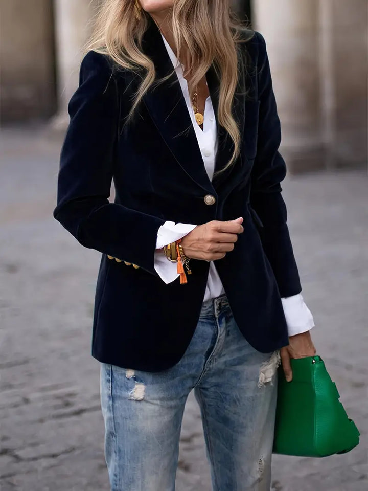Candy | Elegant Velvet Blazer